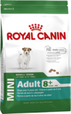 Royal Canin Mini Mature 8+ (Мини матюр 8+) Полнорационный сухой корм подходит собакам мелких размеров (вес взрослой собаки менее 10 кг) в возрасте с 8 до 12 лет