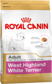 Royal Canin West Highland White Terrier Adult (Вэст хайленд уайт терьер эдалт) Корм для собак породы вест хайленд уайт терьер в возрасте старше 10 месяцев.